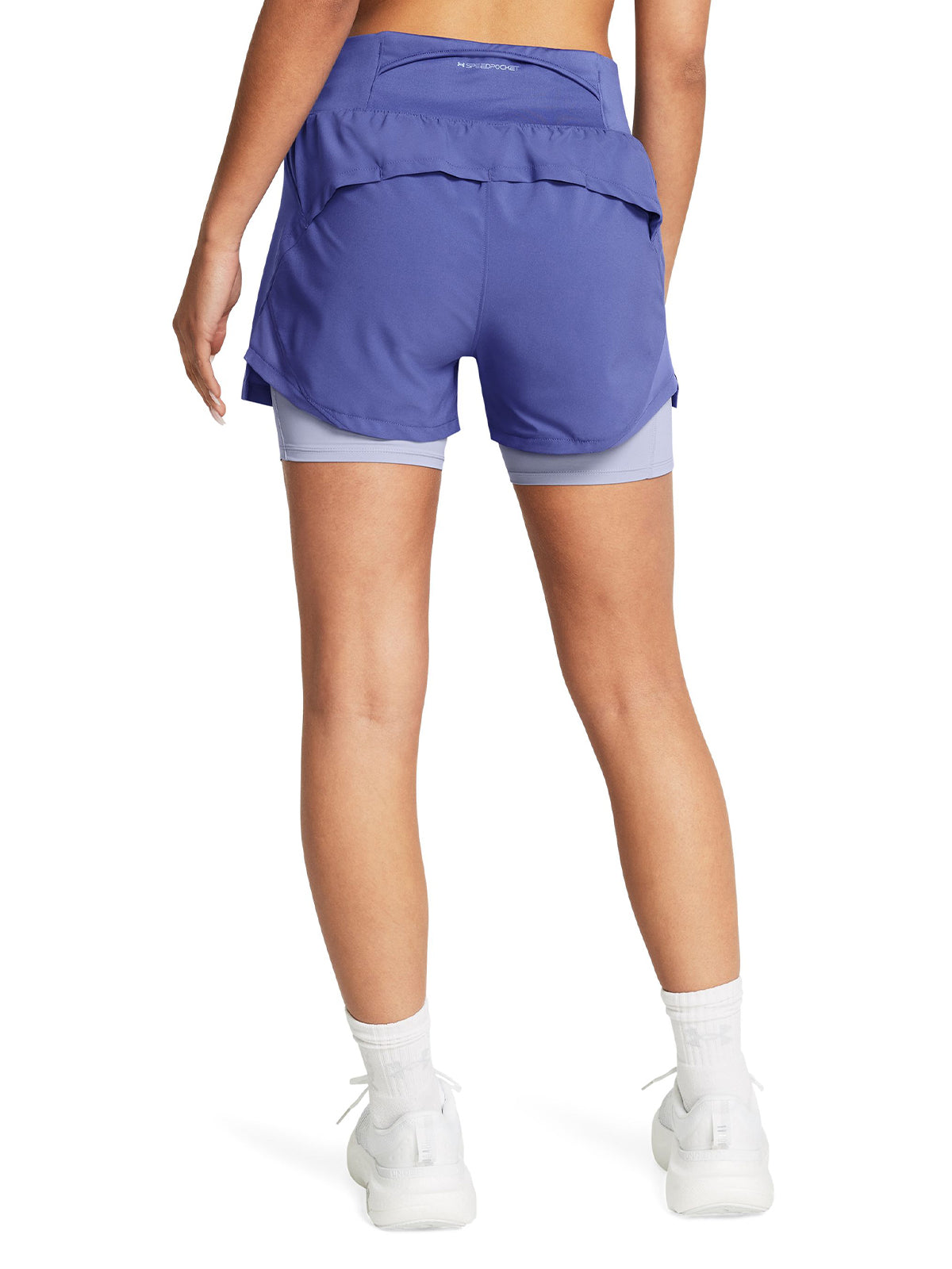 Shorts 2 en 1 UA Run Stamina para mujer