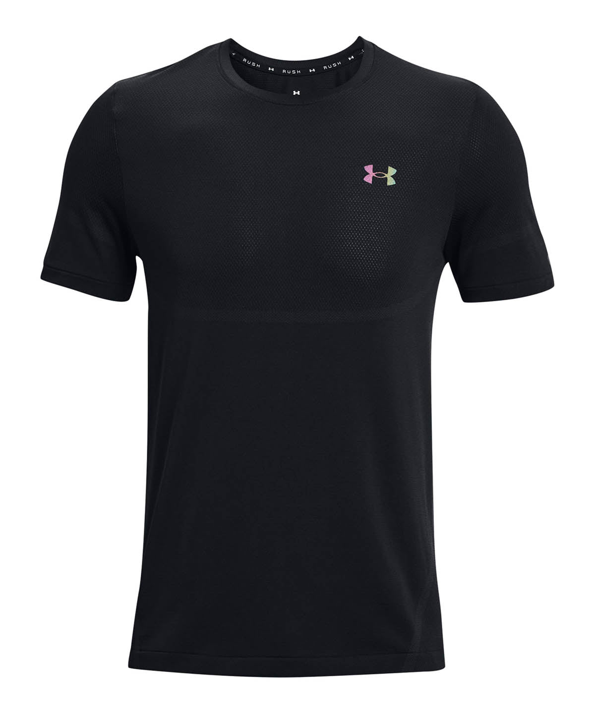 Polera manga corta de entrenamiento para hombre Vanish Elite Seamless negro Under Armour