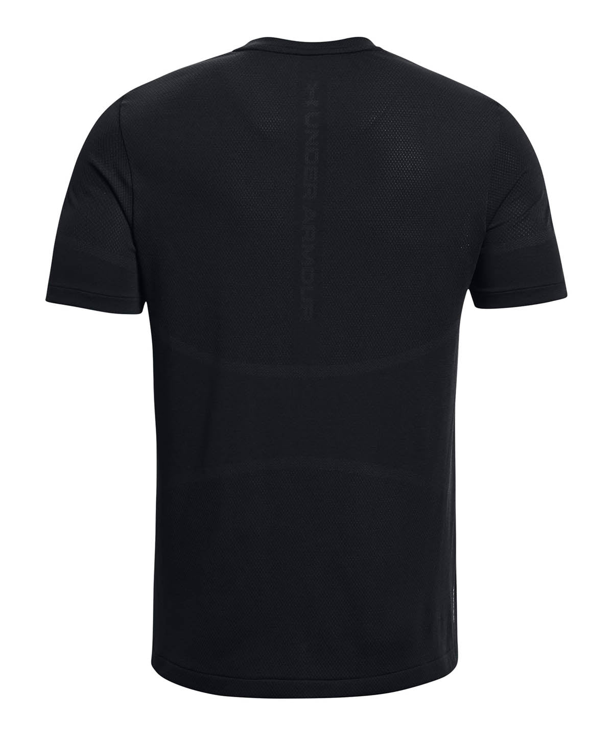 Polera manga corta de entrenamiento para hombre Vanish Elite Seamless negro Under Armour