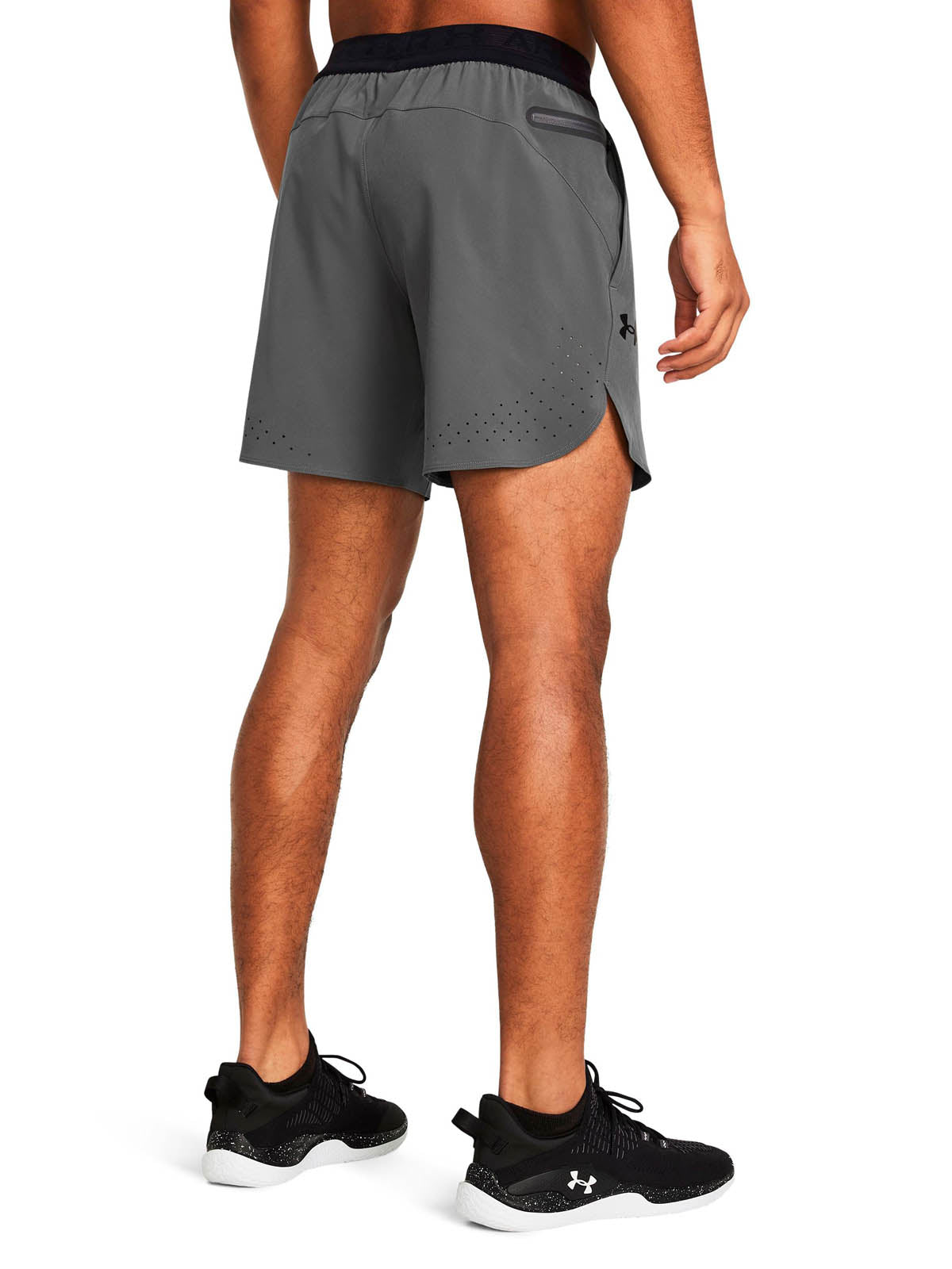 Shorts Under Armour vanish elite 2-en-1 gris para hombre