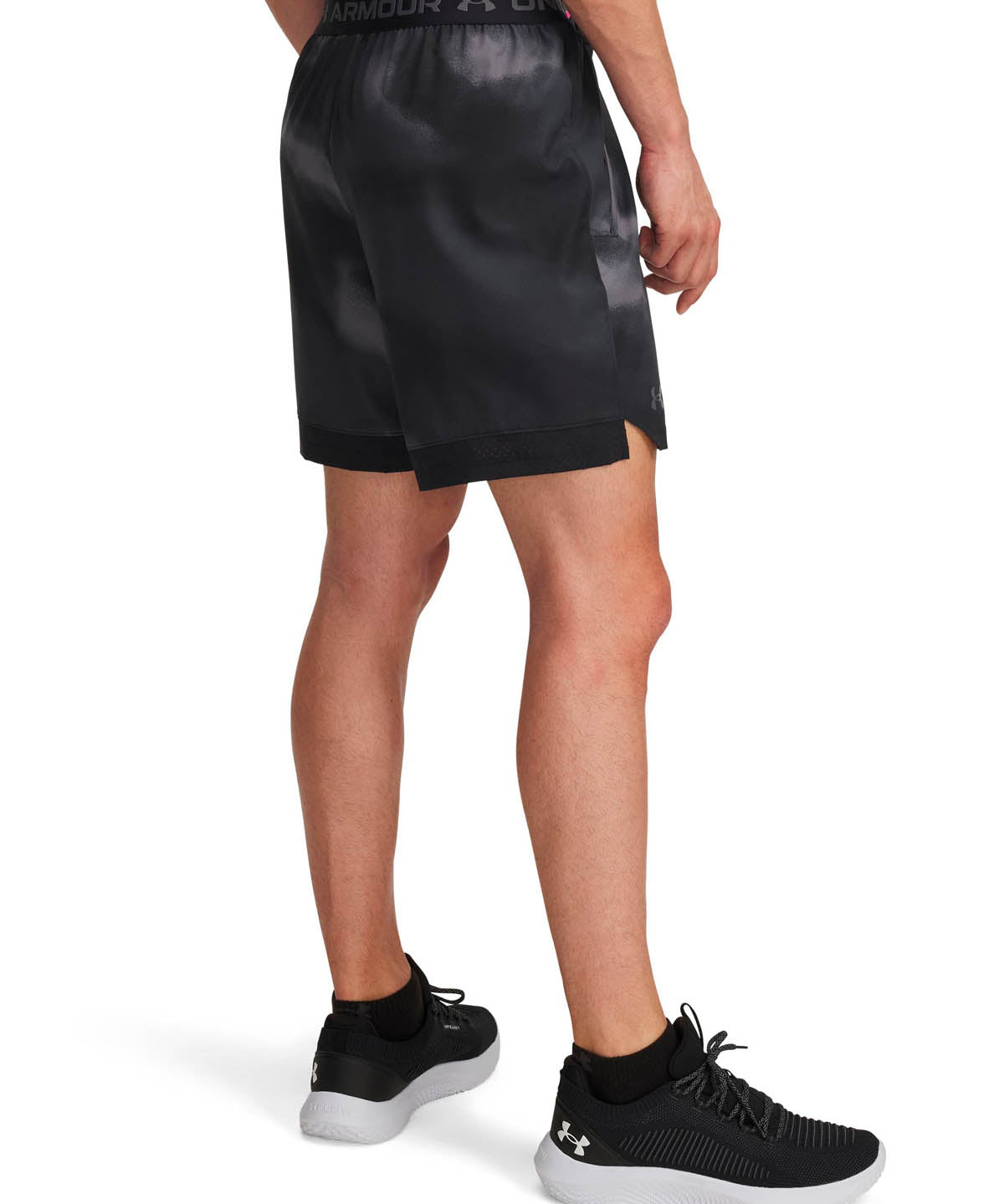 Shorts de entrenamiento para hombre Vanish Woven 6" Printed negro Under Armour