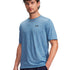 Polera manga corta de entrenamiento para hombre Tech Vent azul Under Armour