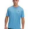 Polera manga corta Under Armour tech vent azul para hombre