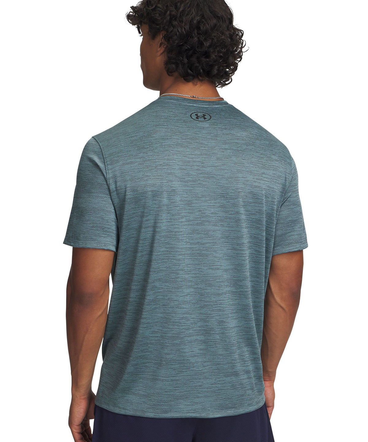 Polera manga corta de entrenamiento para hombre Tech Vent azul Under Armour