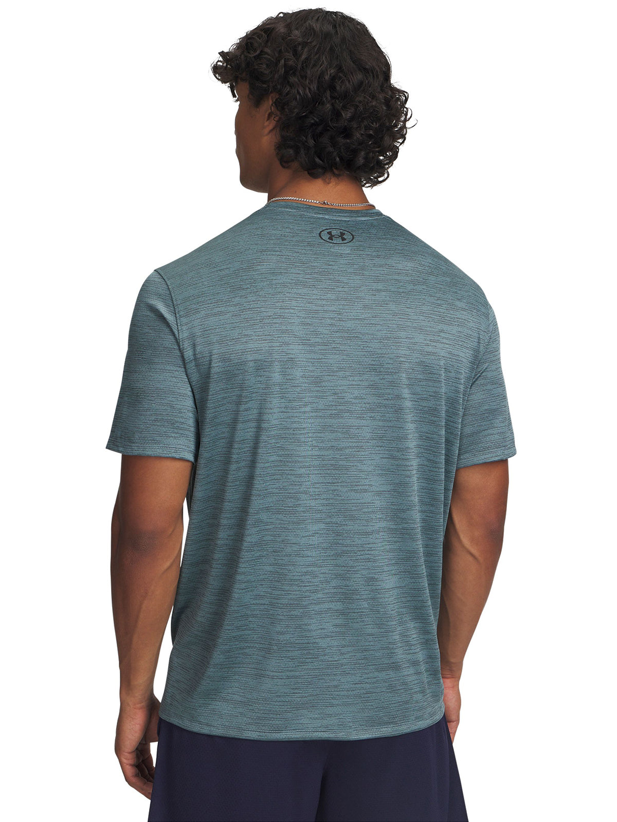 Polera manga corta de entrenamiento para hombre Tech Vent azul Under Armour