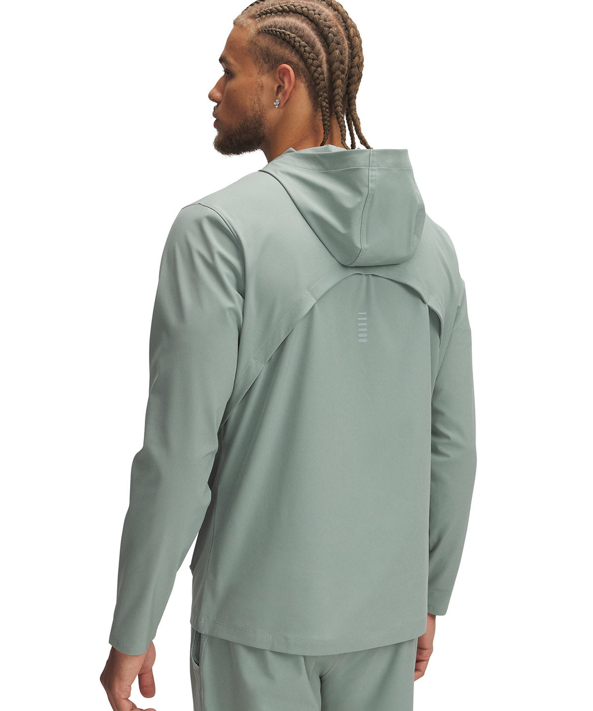 Chaqueta Under Armour outrun the storm verde para hombres