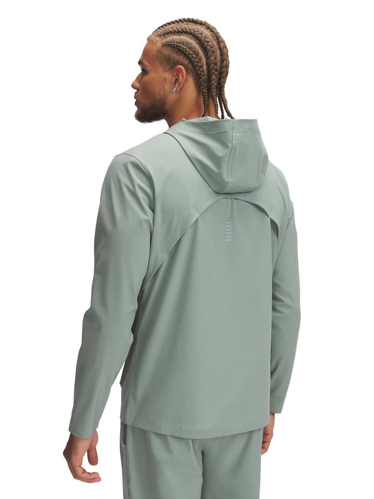 Chaqueta Under Armour outrun the storm verde para hombres