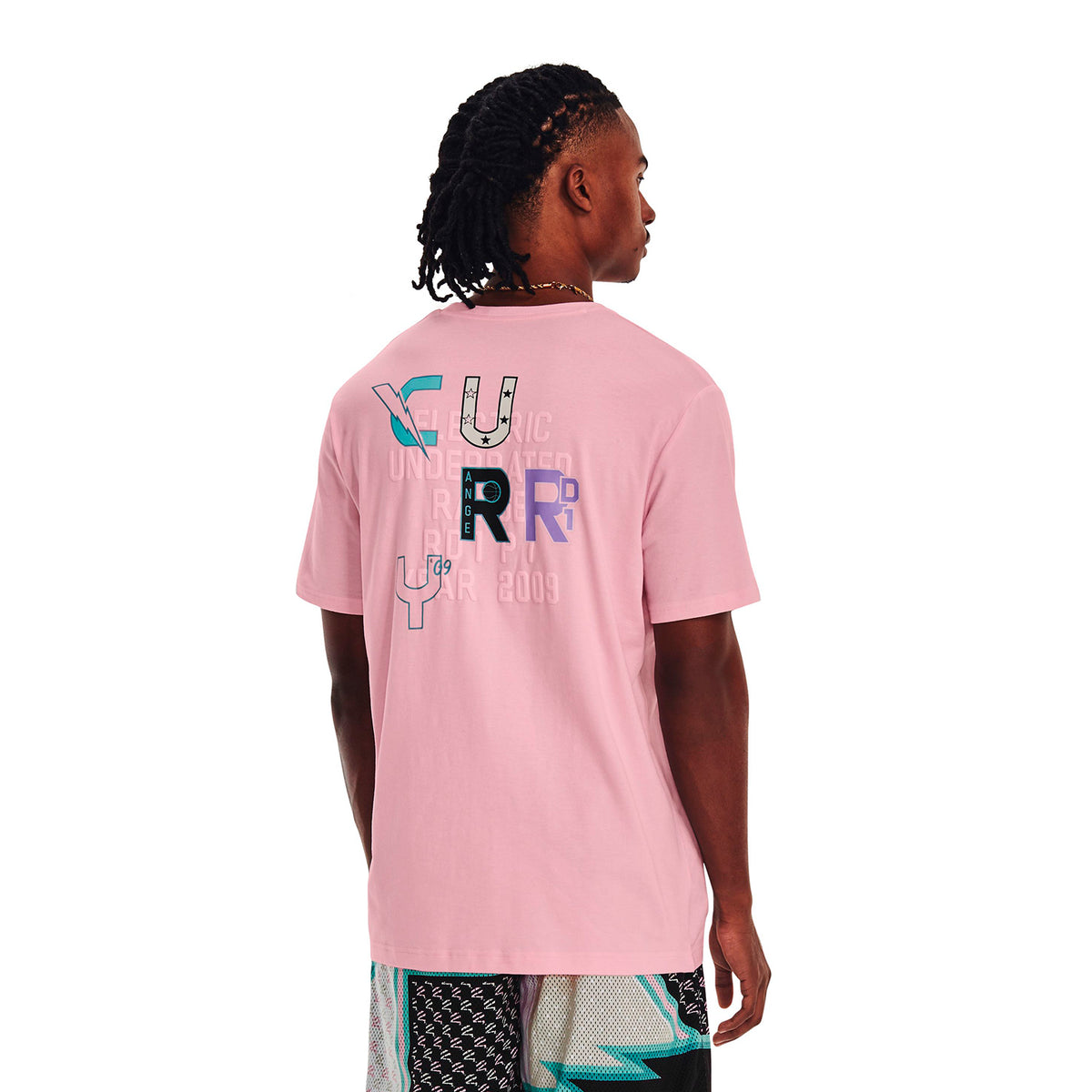 Camiseta de manga corta animada Curry para hombre