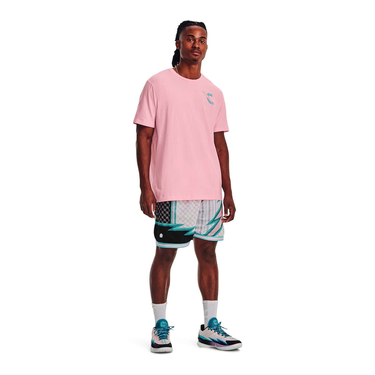 Camiseta de manga corta animada Curry para hombre