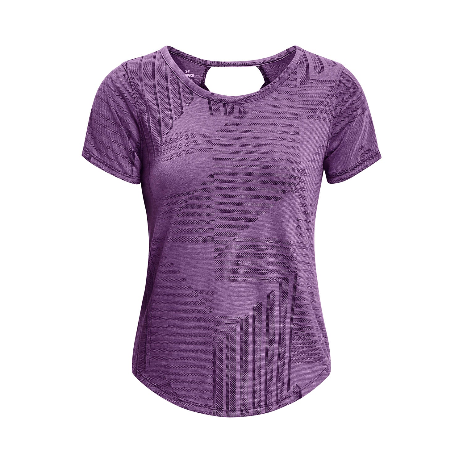 Polera manga corta UA Streaker Deco Diamond para mujer