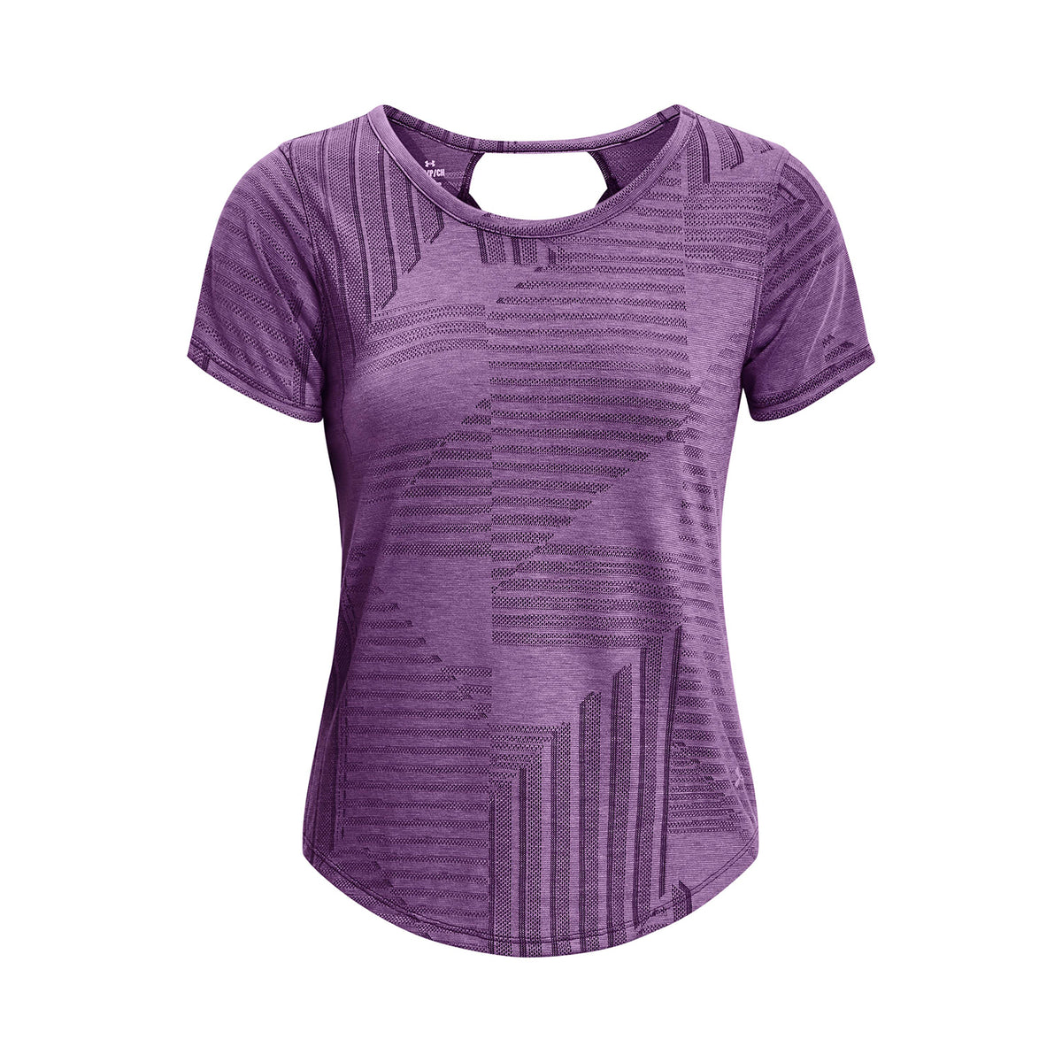 Polera manga corta UA Streaker Deco Diamond para mujer