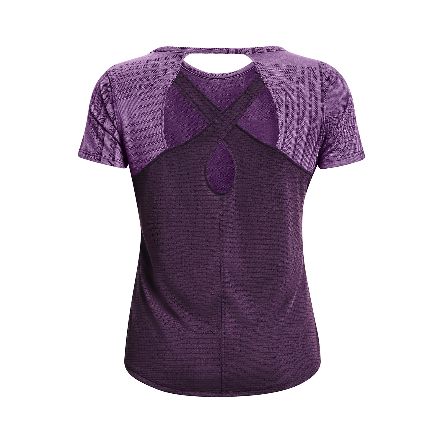 Polera manga corta UA Streaker Deco Diamond para mujer