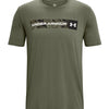 Polera manga corta Camo Chest Stripe para hombre Under Armour