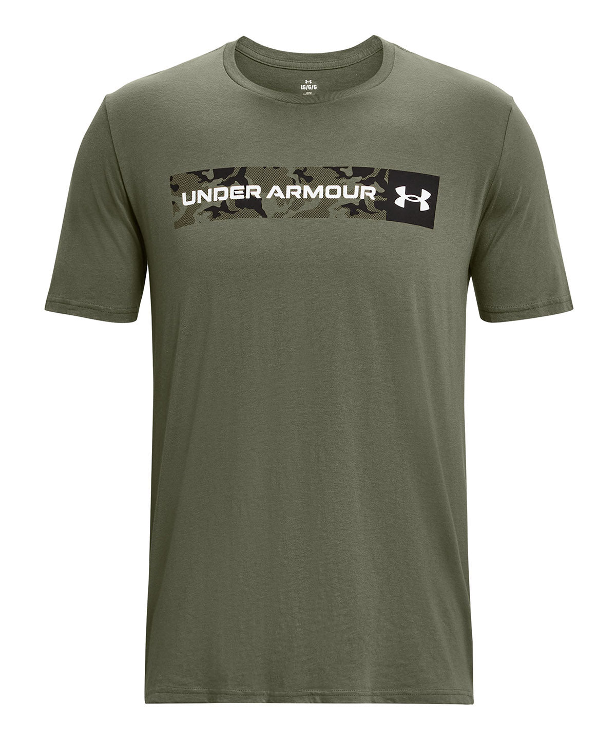 Polera manga corta Camo Chest Stripe para hombre Under Armour