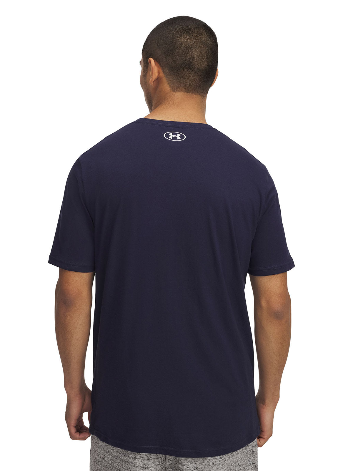 Polera manga corta Under Armour Camo chest azul marino para hombre