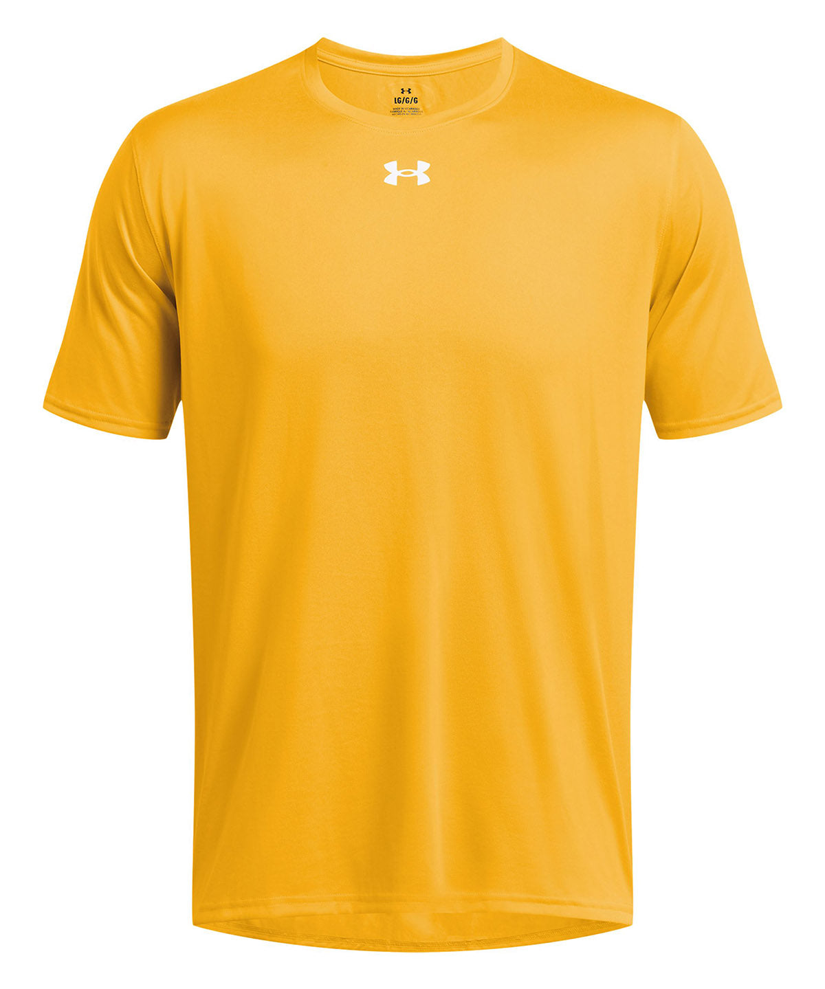 Polera manga corta Under Armour tech team amarillo para hombre