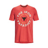 Polera manga corta UA Project Rock Iron Circle para hombre