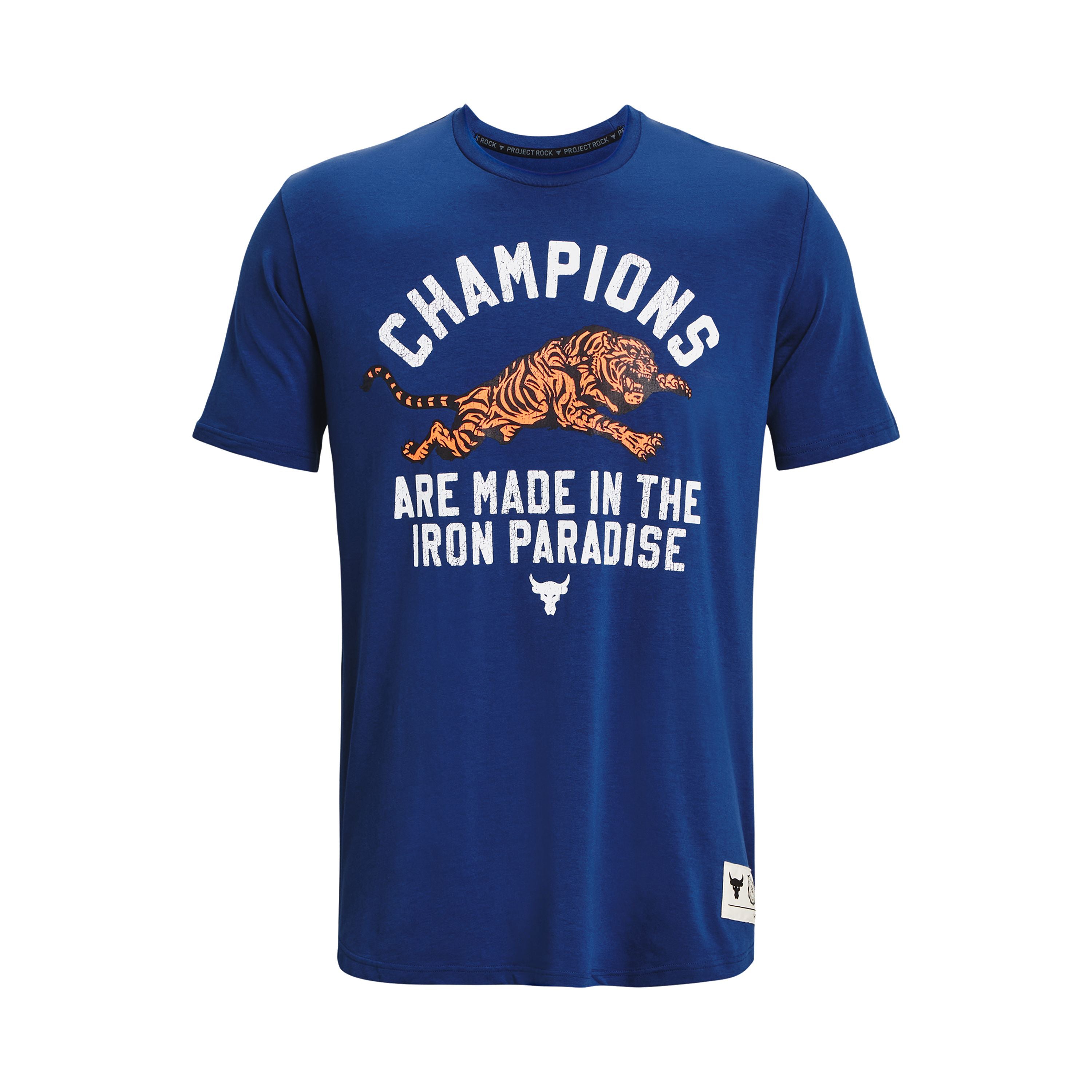 Polera manga corta Project Rock Champ para hombre