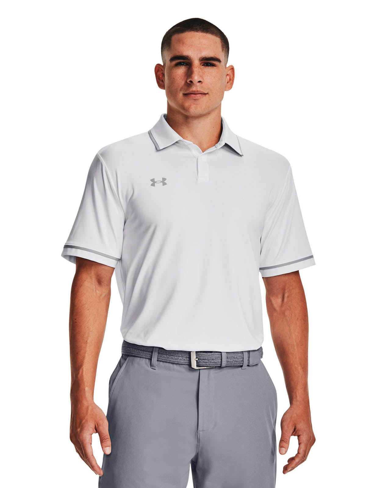 Polo con ribetes UA para hombre