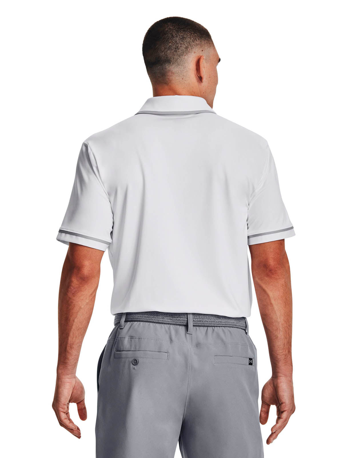 Polo con ribetes UA para hombre