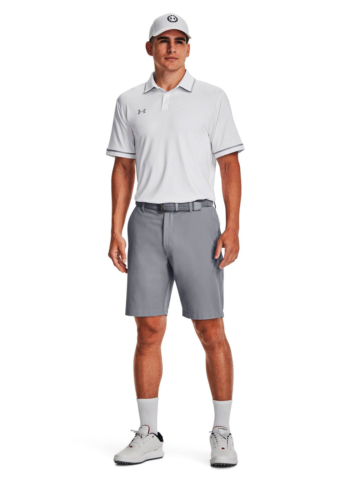 Polo con ribetes UA para hombre