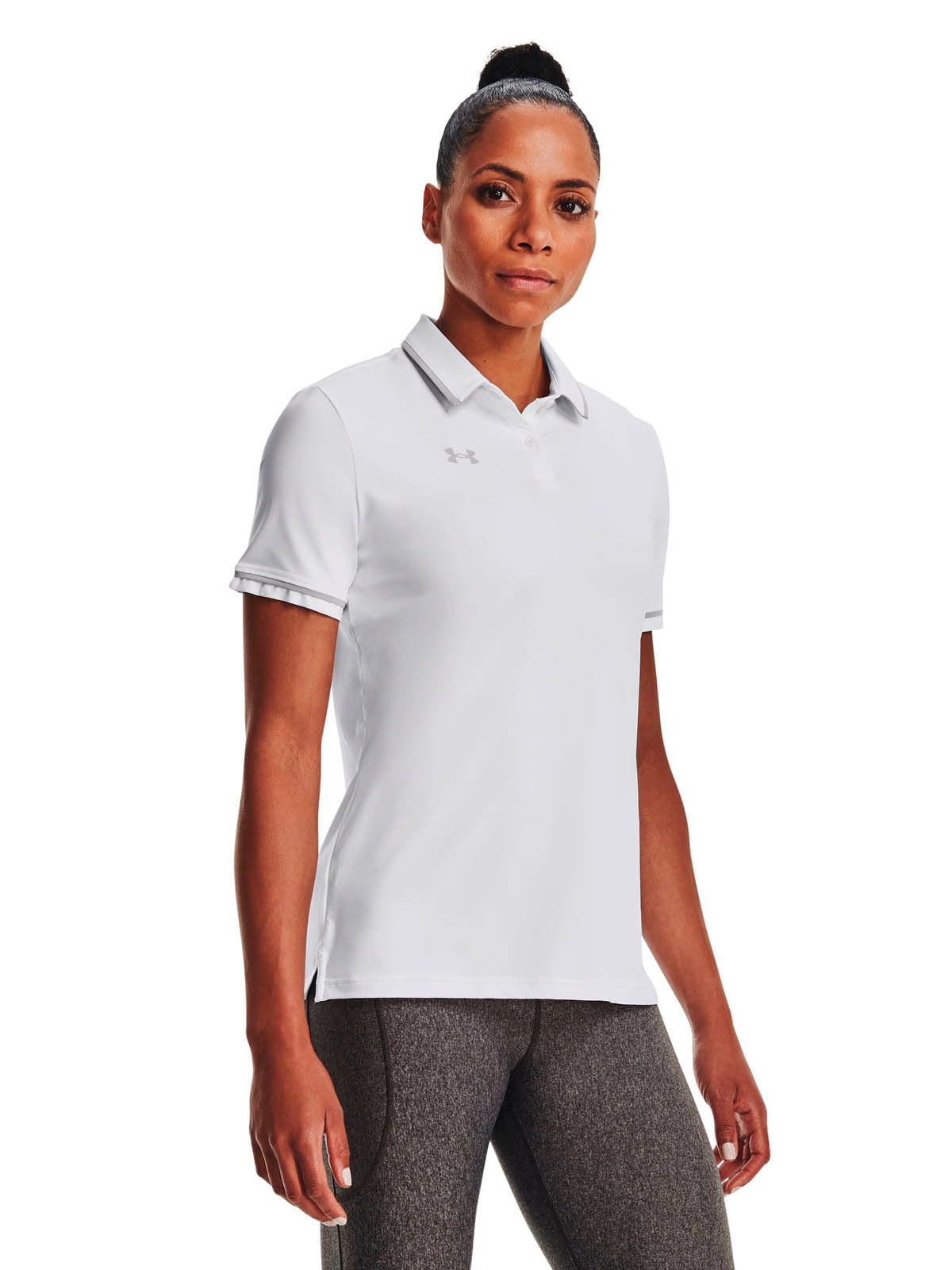 Polo con ribetes UA para mujer