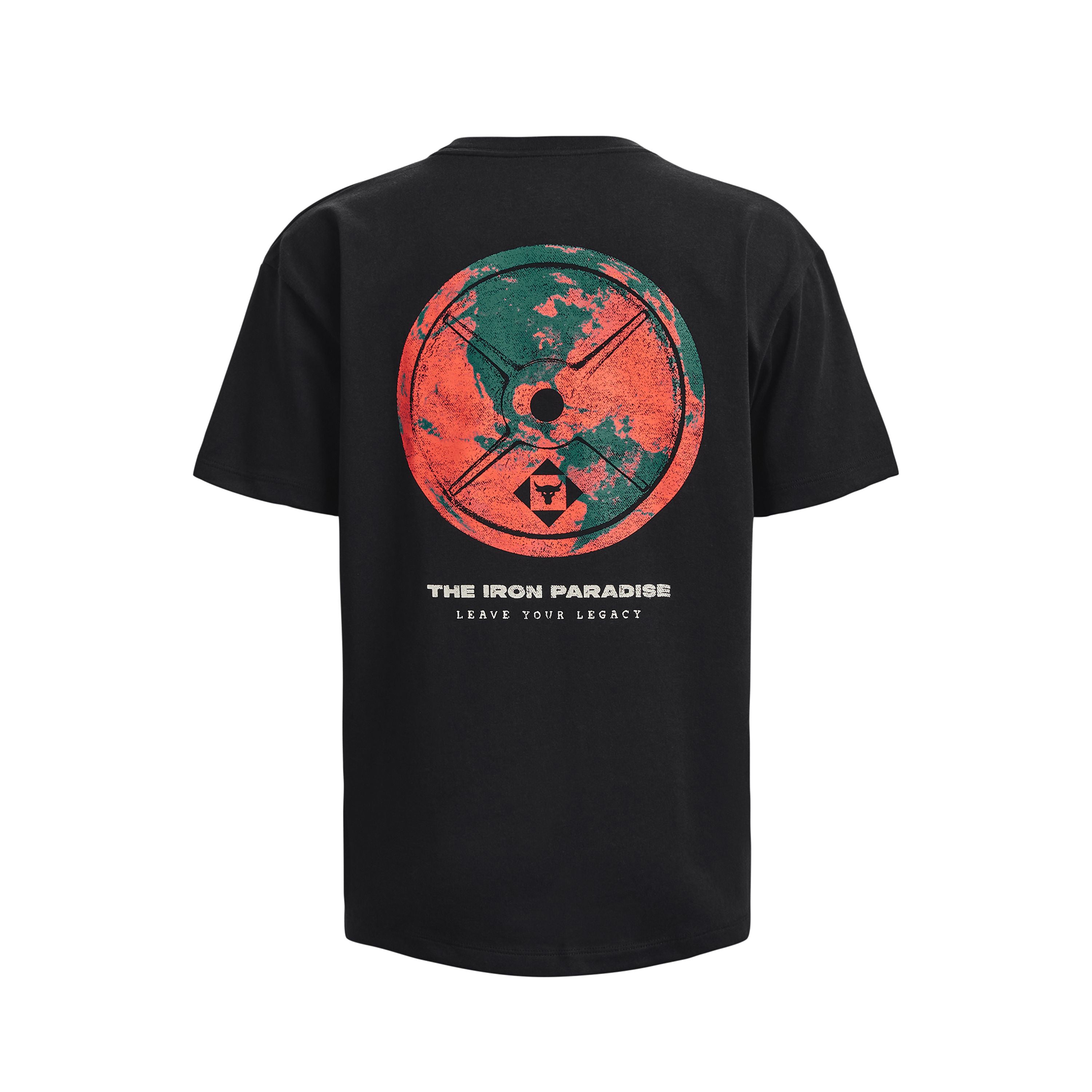 Polera manga corta Project Rock Globe para mujer