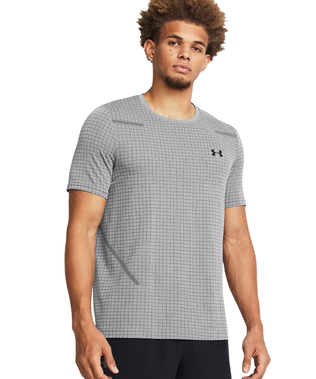 Polera manga corta Seamless Grid para hombre Under Armour