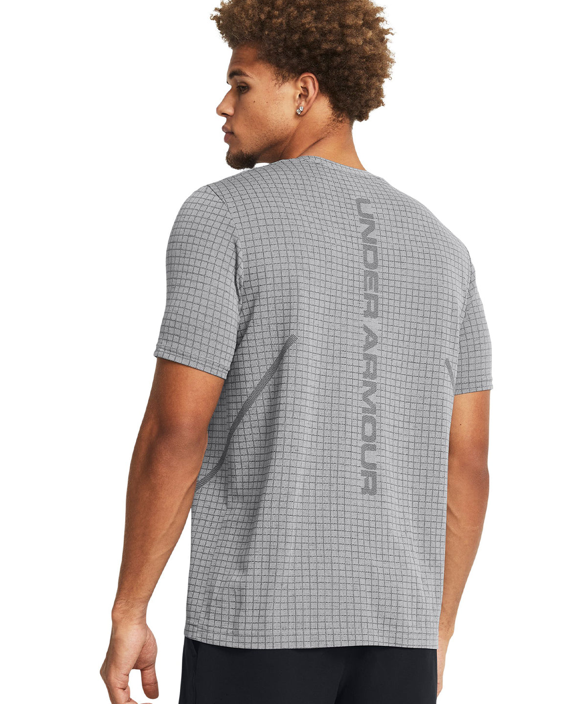 Polera manga corta Seamless Grid para hombre Under Armour