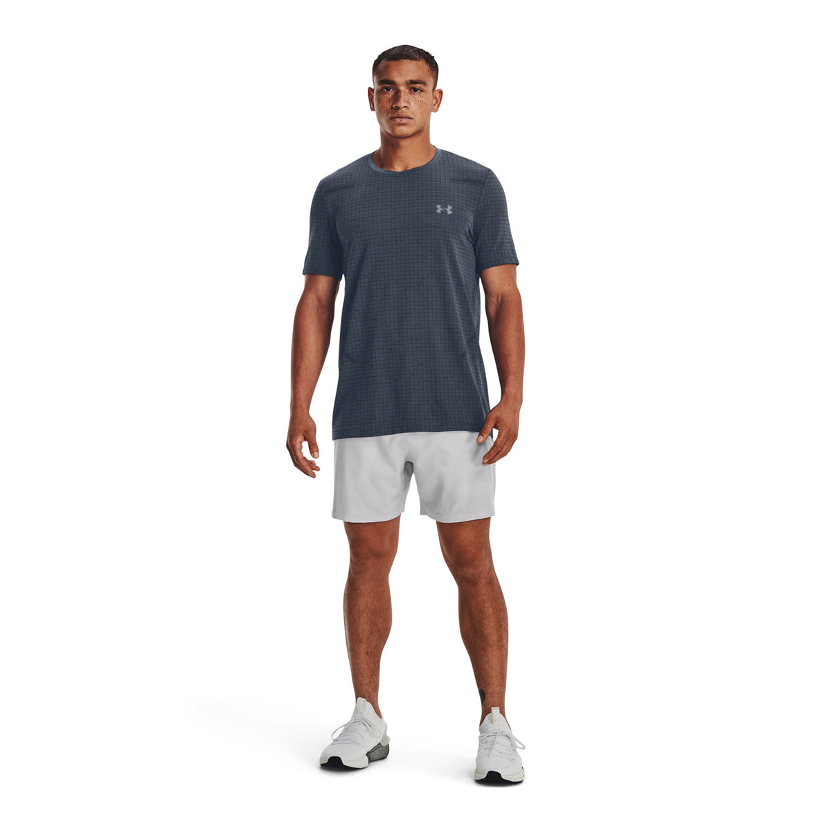 Polera manga corta Seamless Grid para hombre Under Armour