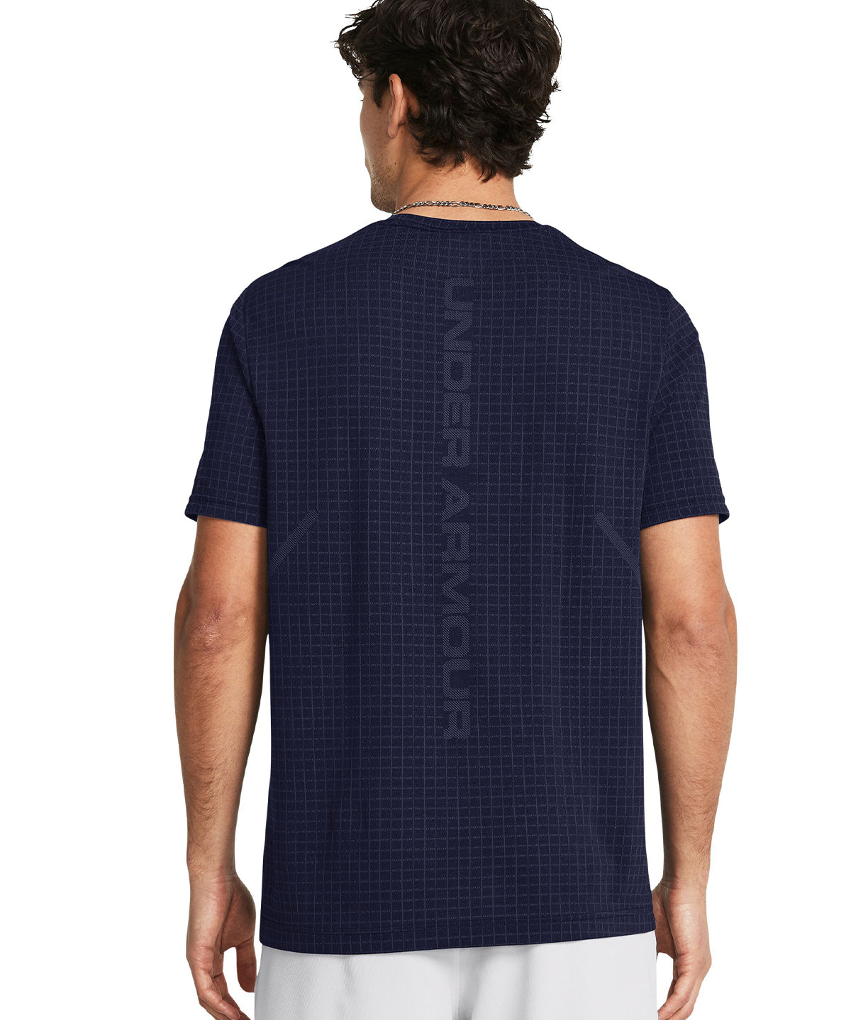 Polera manga corta Seamless Grid para hombre Under Armour