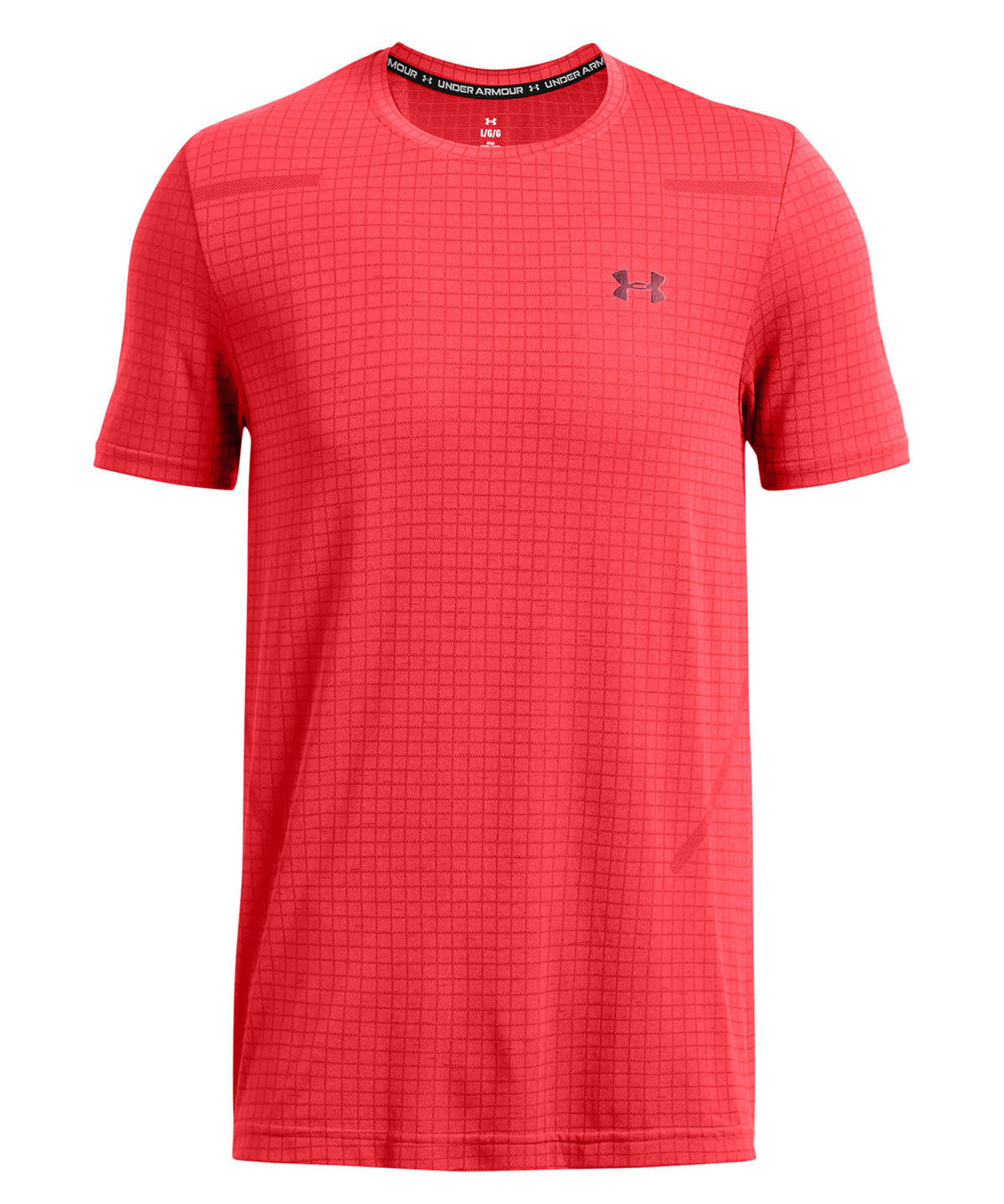 Polera manga corta UA Seamless Grid para hombre