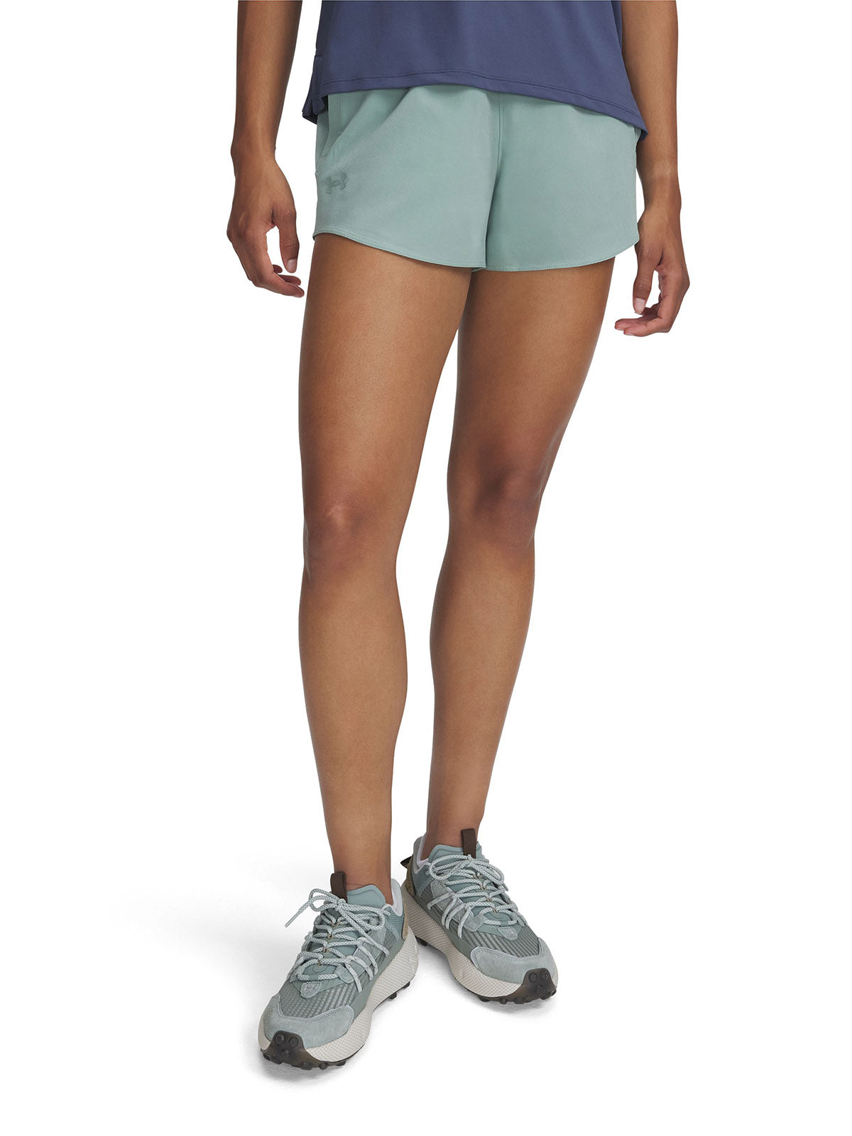 Shorts Under Armour vanish verde para mujer