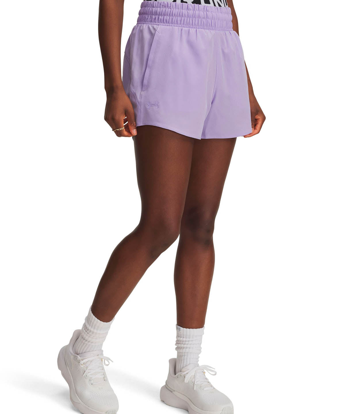 Short de entrenamiento para mujer Vanish 3" morado Under Armour