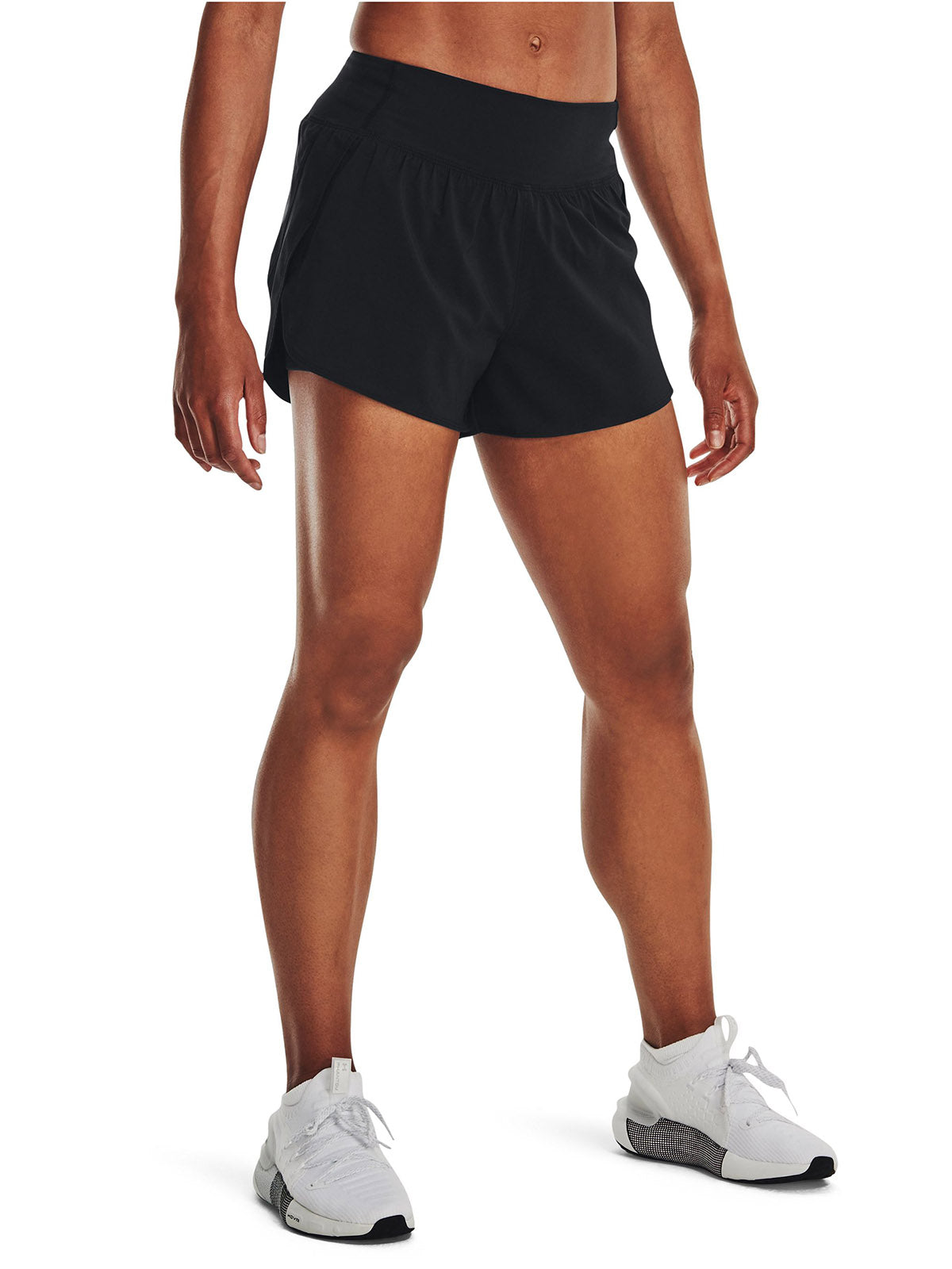 Shorts 2 en 1 tejido UA Flex para mujer