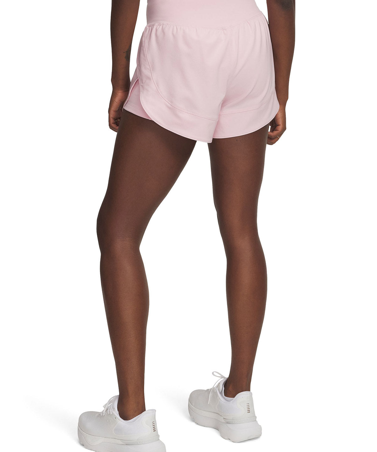 Shorts Under Armour vanish 2-en-1 rosado para mujer