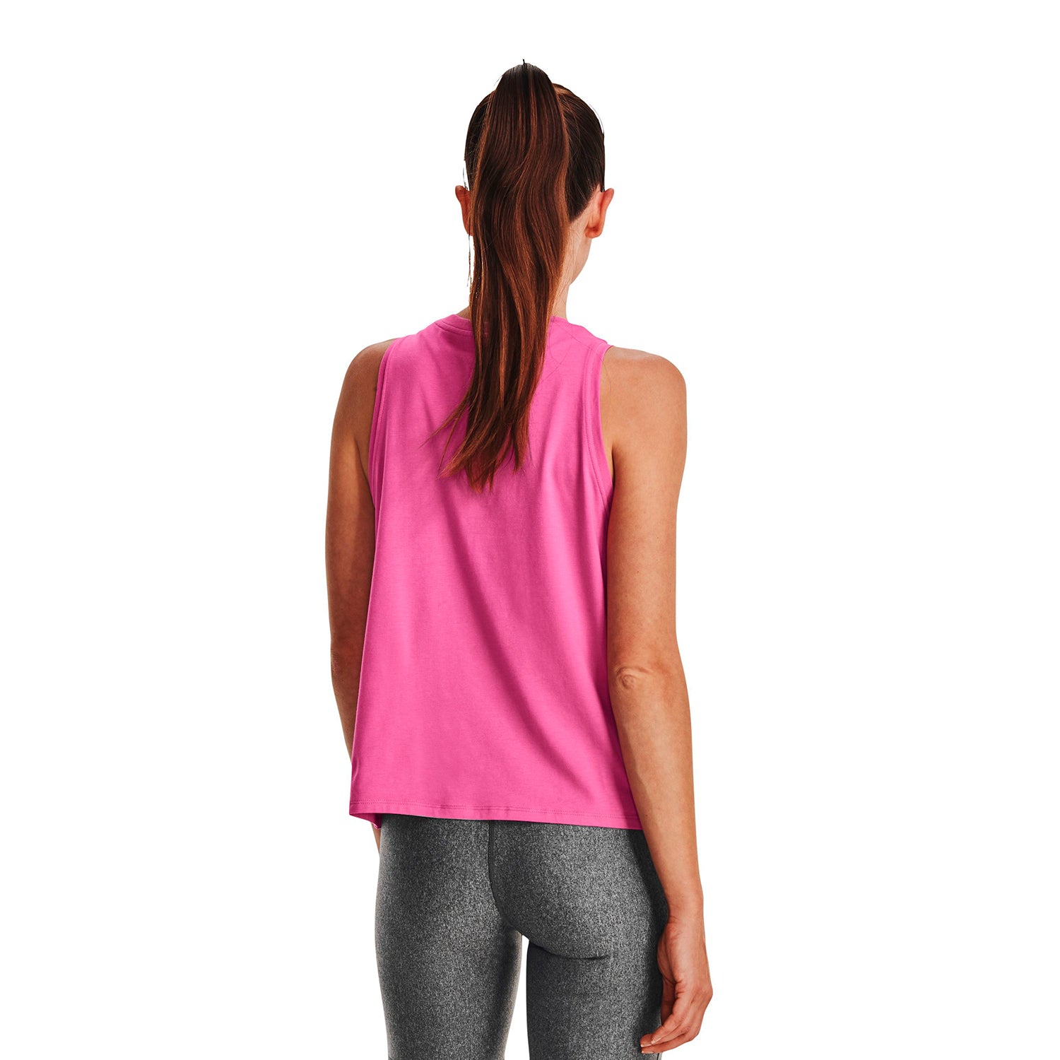 Polera sin mangas UA Essential Cotton Stretch para mujer