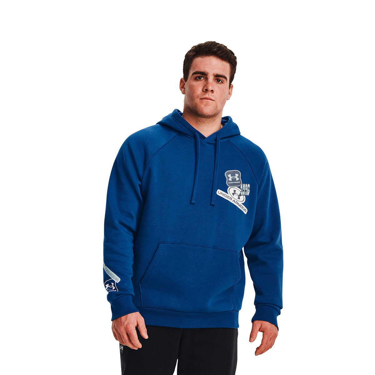 Polerón gráfico de tejido Fleece UA Rival para hombre