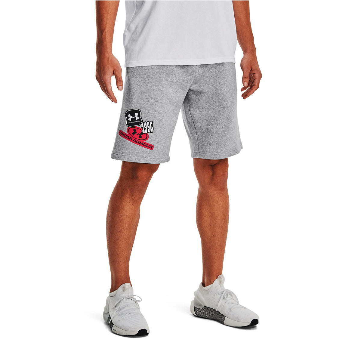 Shorts UA Rival Fleece Graphic Shorts para hombre