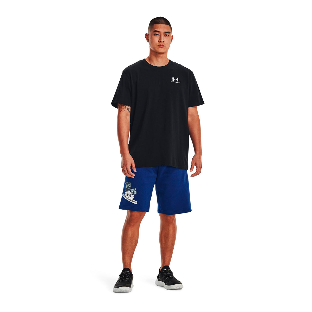 Shorts UA Rival Fleece Graphic Shorts para hombre