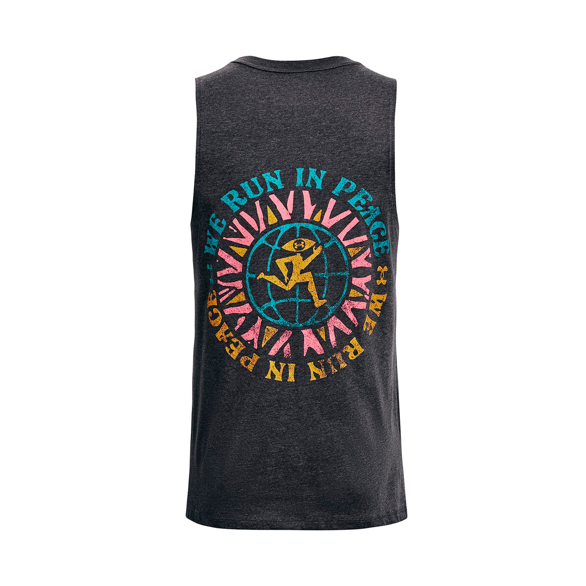 Polera sin mangas UA We Run In Peace para hombre
