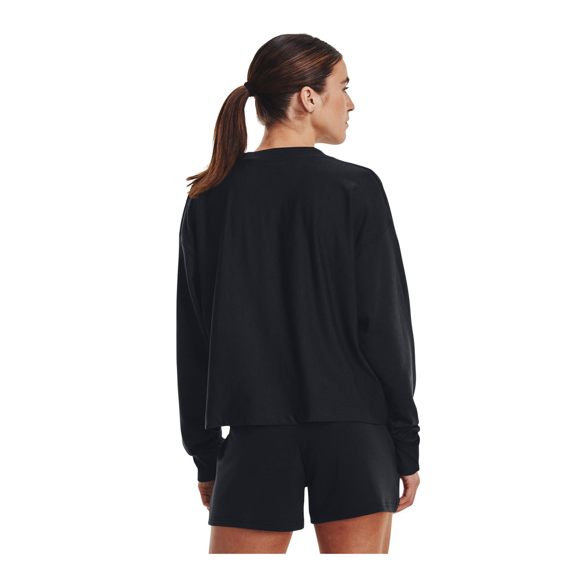 Polerón UA Rival Terry Oversized Crew para mujer