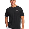 Polera manga corta de entrenamiento para hombre Tech Vent Jacquard Negra Under Armour