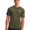 Polera manga corta de entrenamiento para hombre Tech Vent Jacquard Verde Under Armour