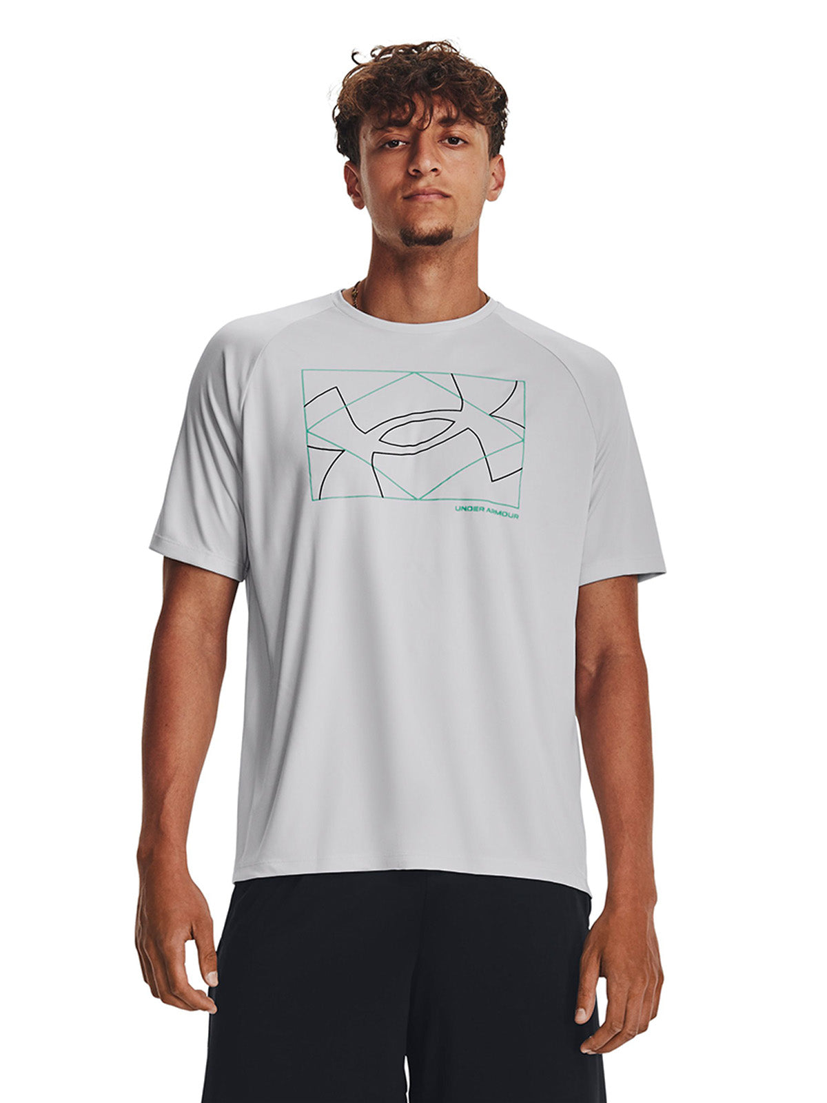 Polera manga corta  Velocity Graphic para hombre Under Armour