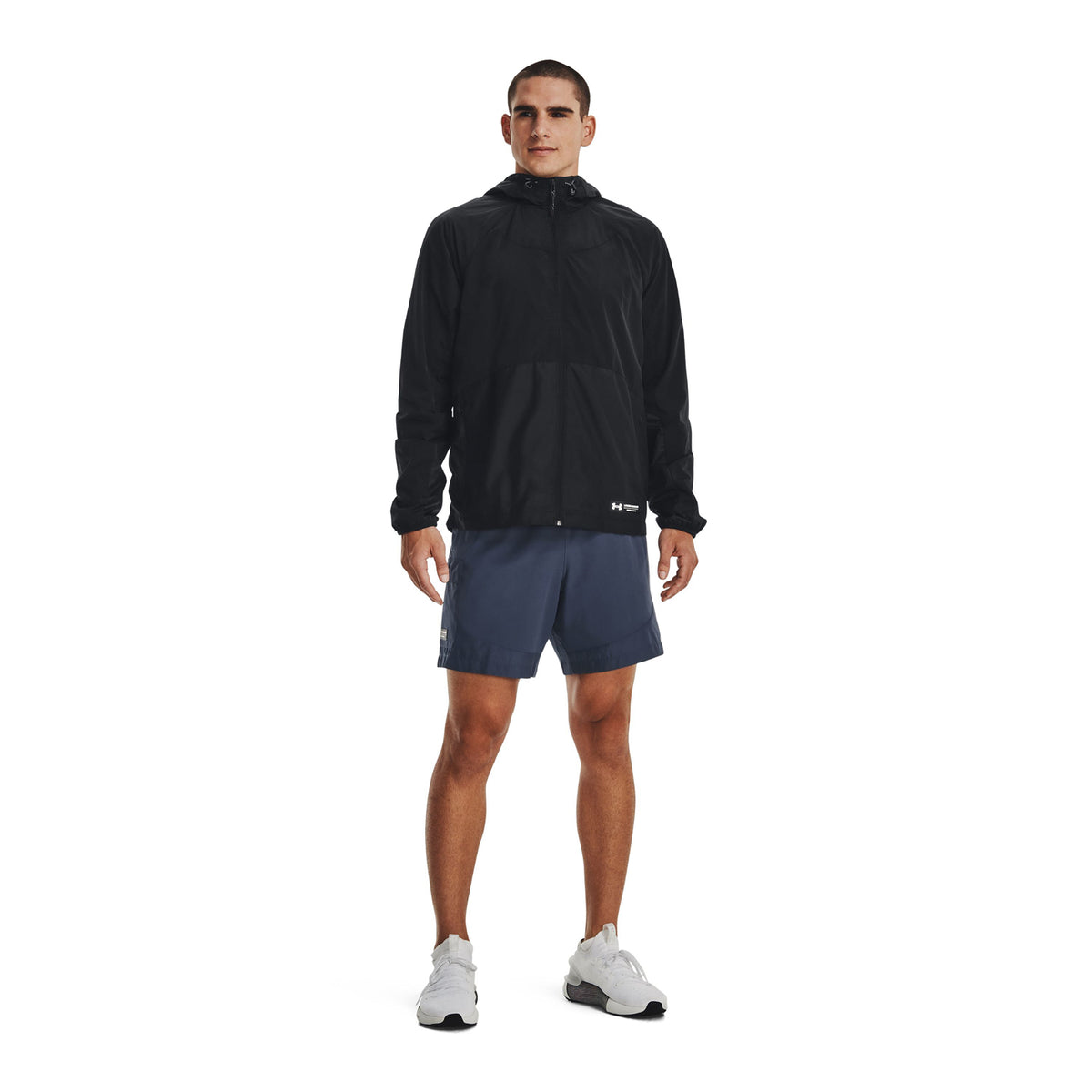 Polerón  UA RUSH™ Woven Full-Zip para hombre