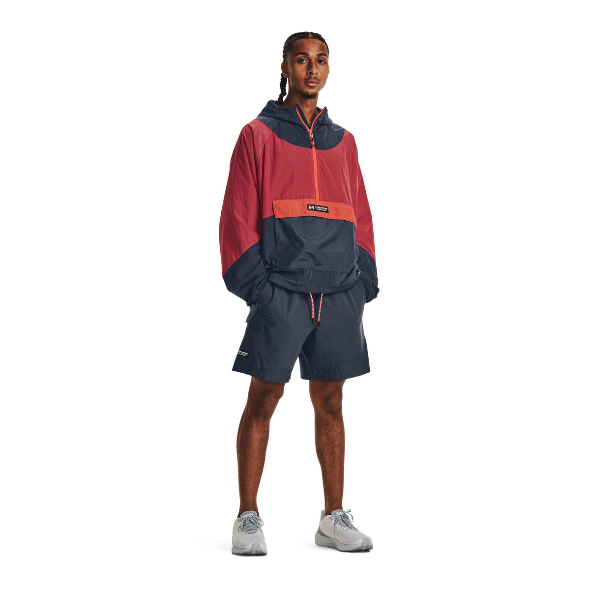 Chaqueta UA Rush Woven 1/2 cierre Anorak para hombre