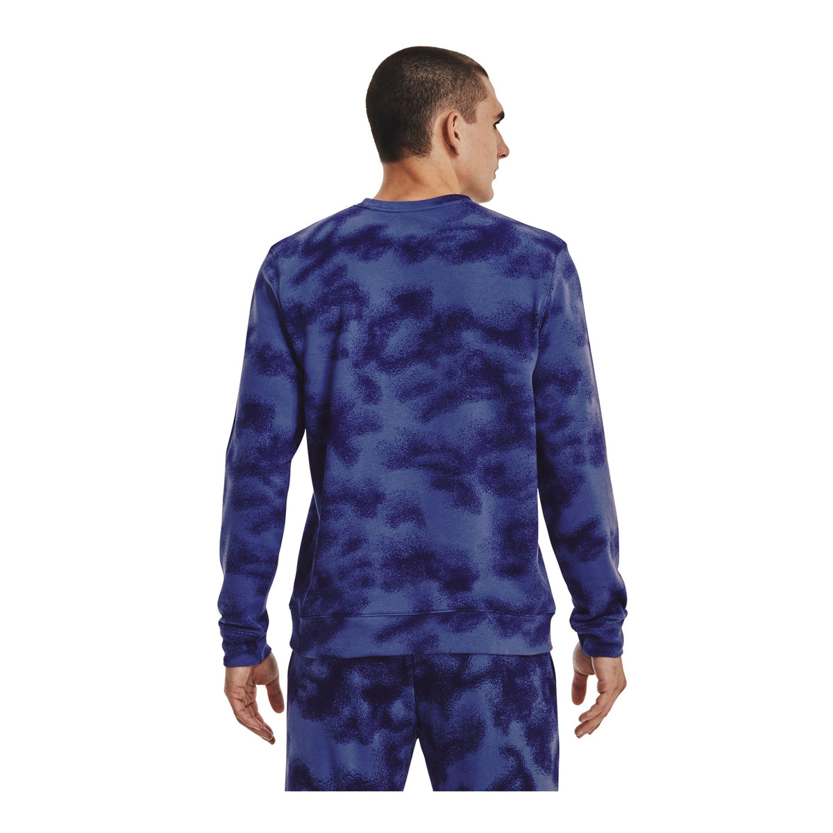 Polera UA Rival Terry Novelty Crew para hombre