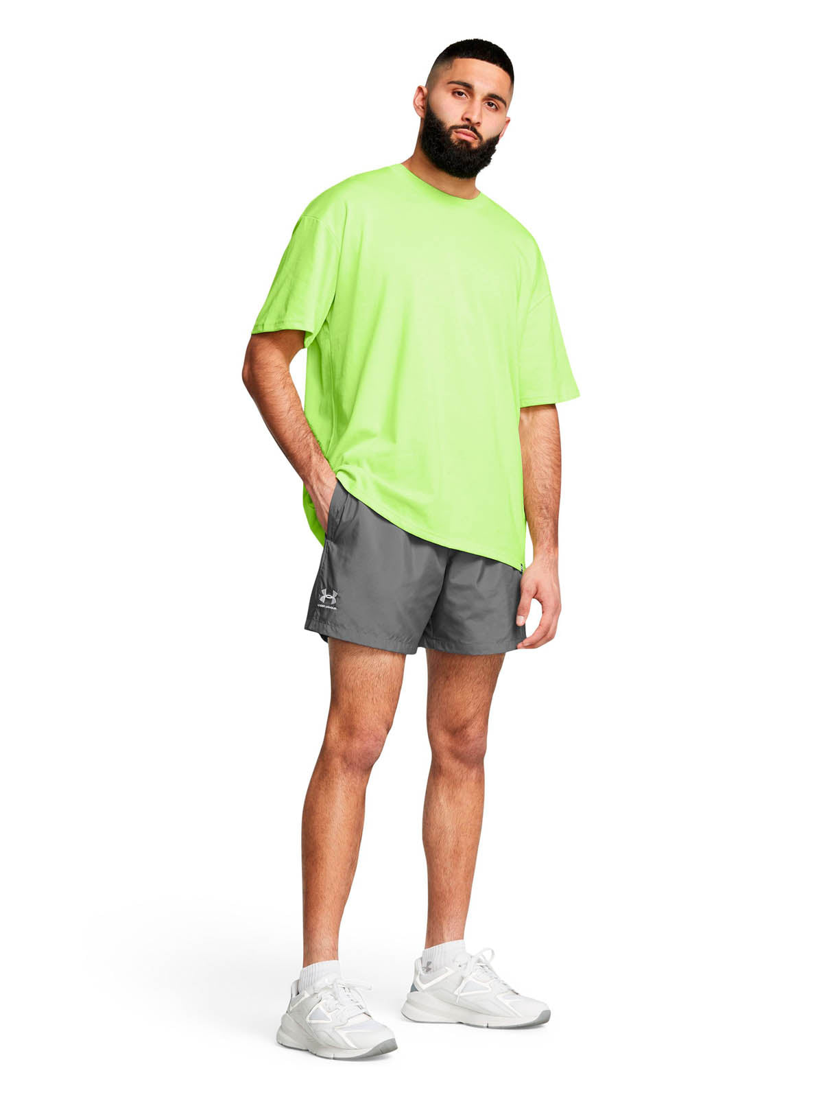 Short Lifestyle para hombre Icon Volley gris Under Armour