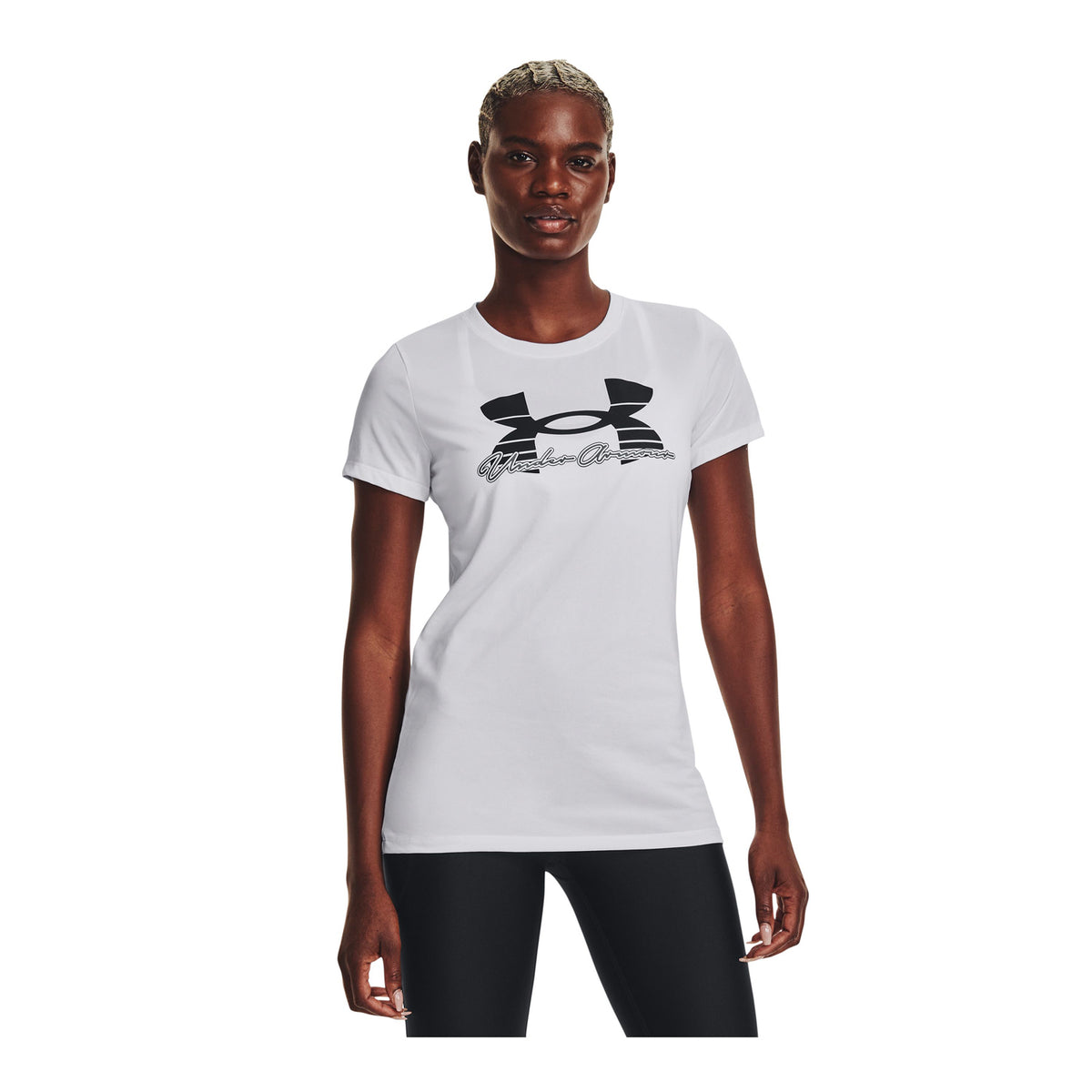 Polera manga corta  UA Tech™ Script para mujer